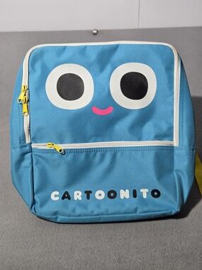 OtterBox Bright Blue Cartoonito Kids Backpack with Yellow Zippers